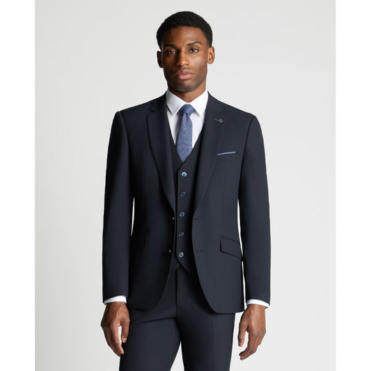 Remus Uomo 11770 79 Dark Navy Tapered Suit Jacket