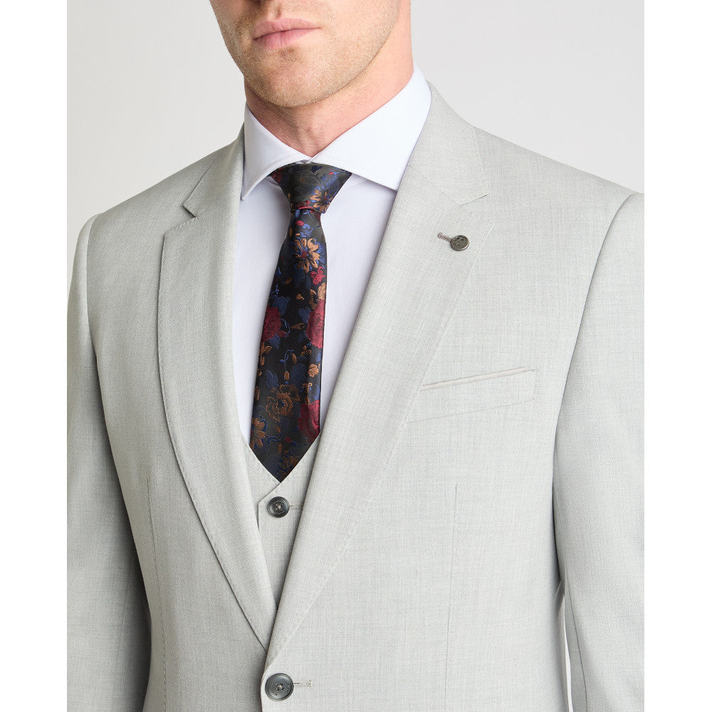 Remus Uomo 11880 03 Light Grey Tapered Suit Jacket