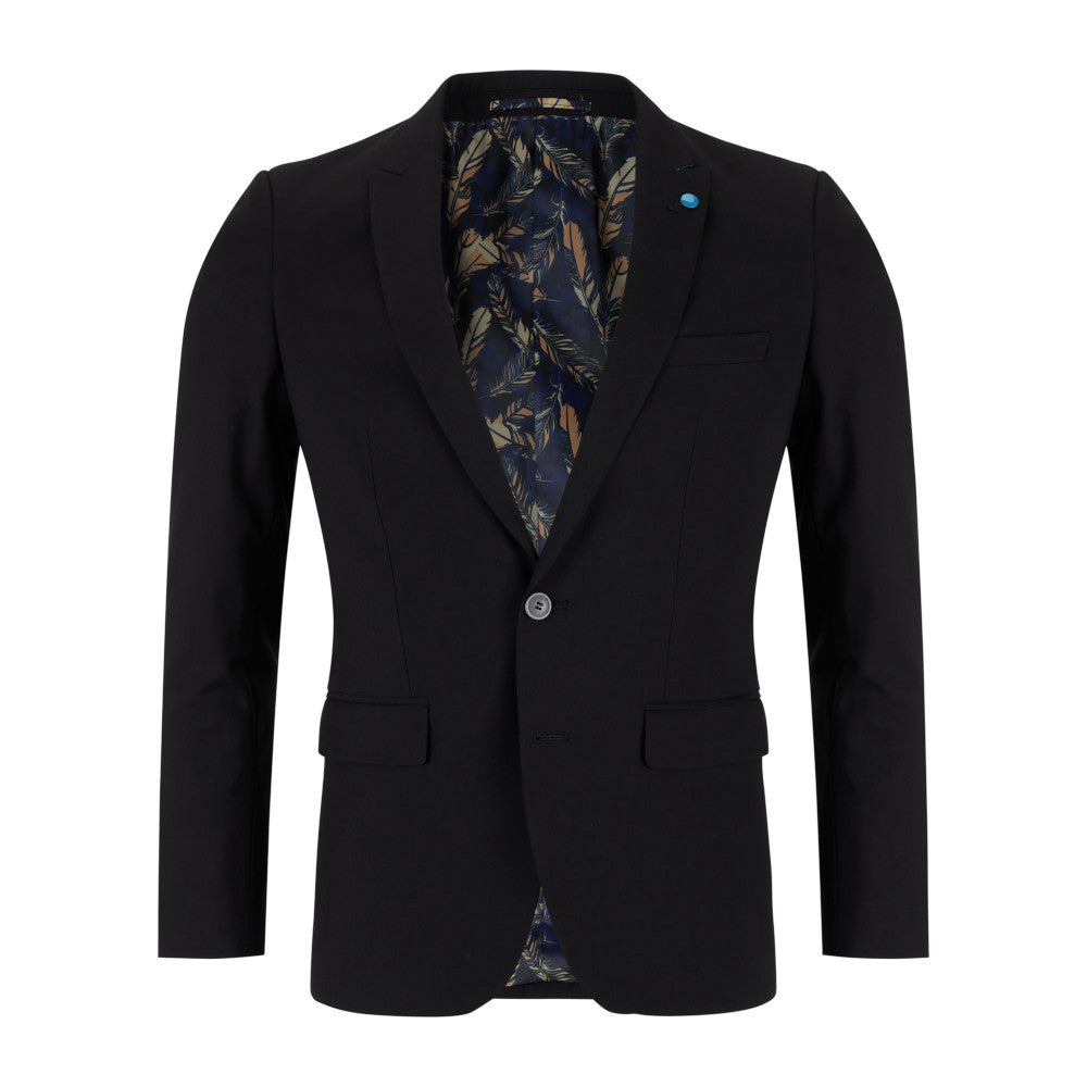 Spin 11917 00 Black Slim Suit Jacket