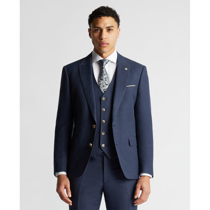 Remus Uomo 12271 28 Slate Blue Tapered Suit Jacket