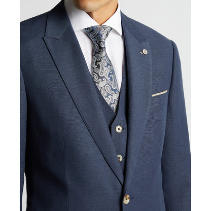 Remus Uomo 12271 28 Slate Blue Tapered Suit Jacket