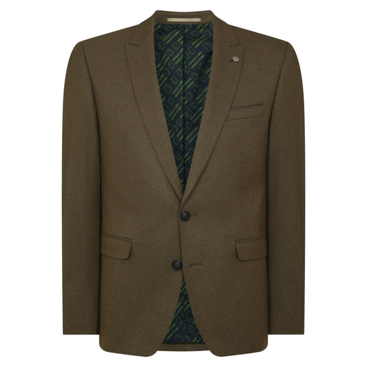 Remus Uomo 12280 36 Khaki Slim Jacket