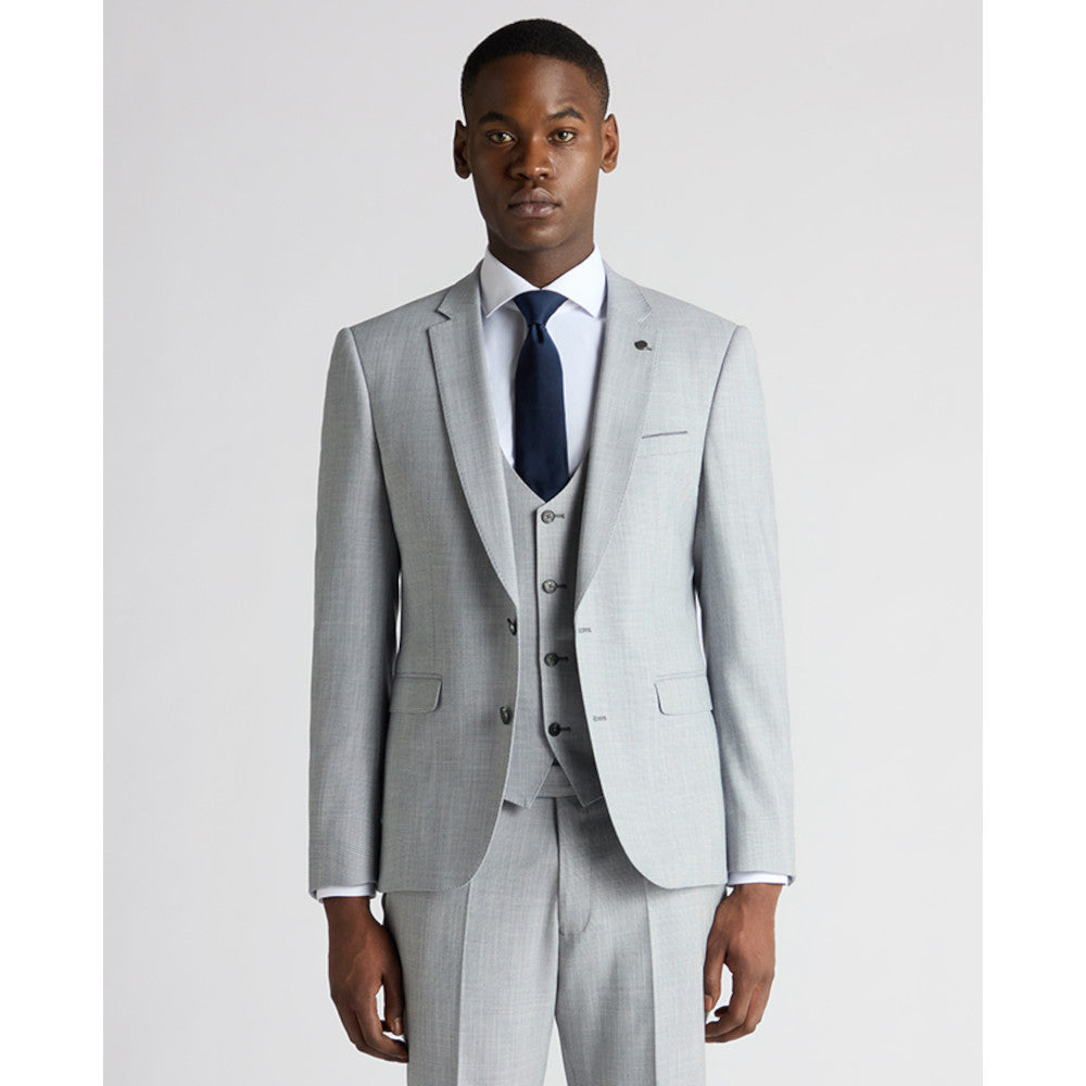 Remus Uomo 12707 22 Jacket Light Blue/Grey Slim