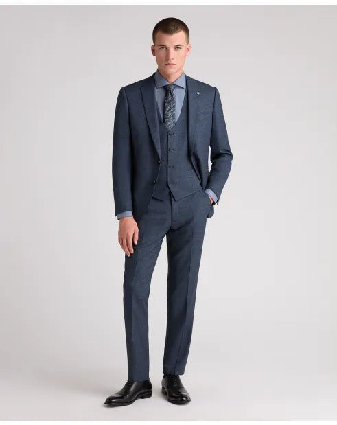 Remus Uomo 12745 27 Dark Blue Jacket Tapered
