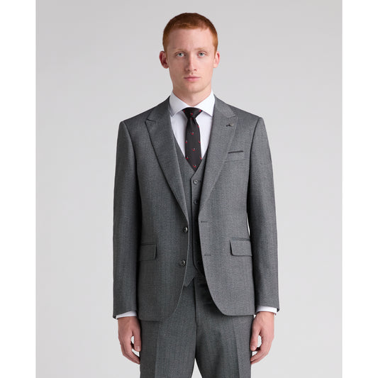 Remus Uomo 12746 07 Dark Grey Jacket Tapered