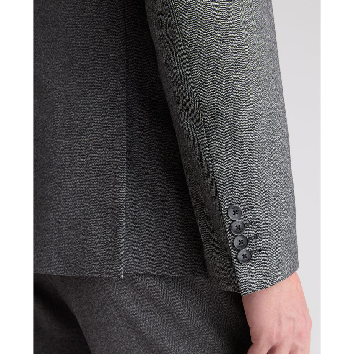Remus Uomo 12746 07 Dark Grey Jacket Tapered