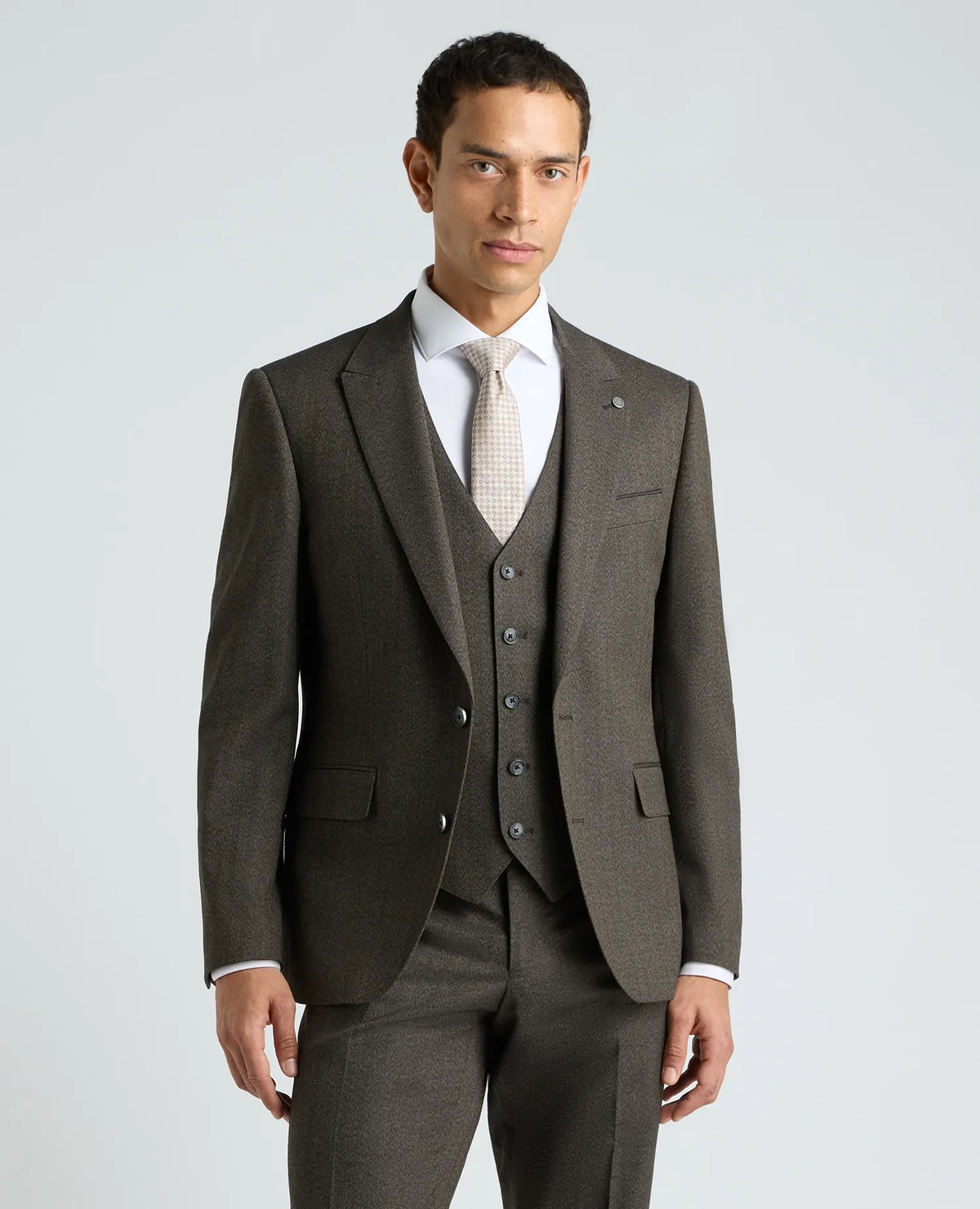 Remus Uomo 12746 48 Chocolate Jacket Tapered