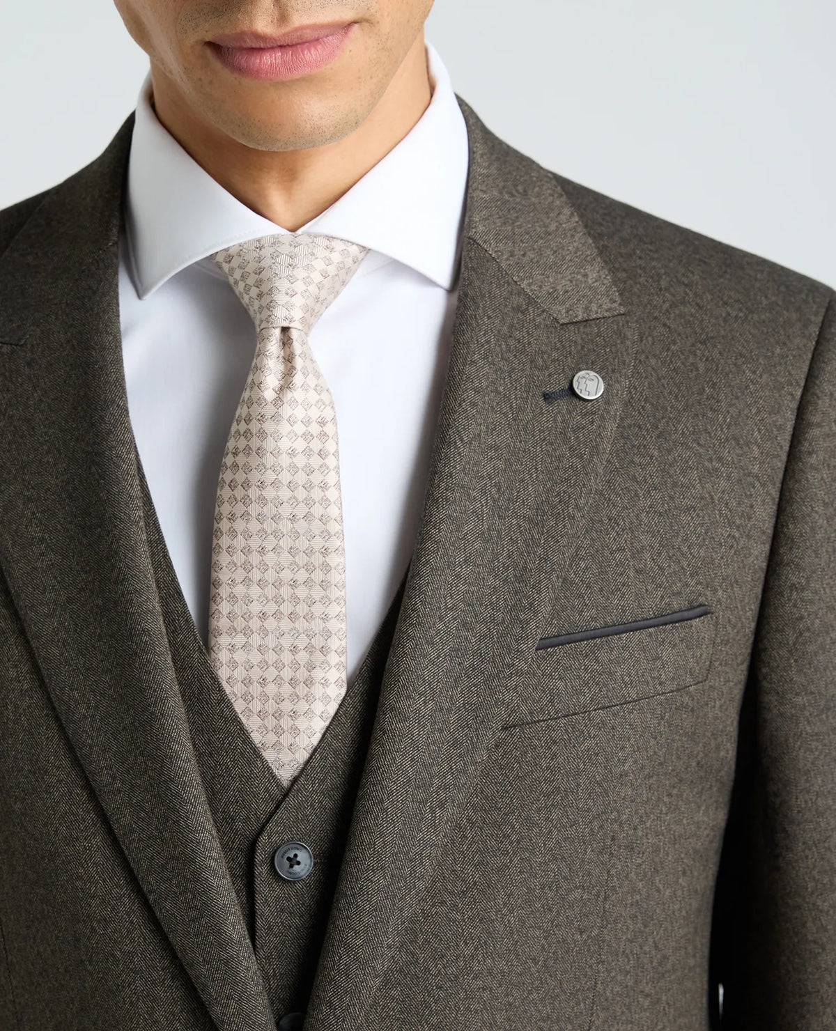 Remus Uomo 12746 48 Chocolate Jacket Tapered