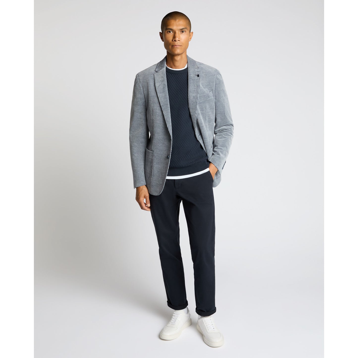 Remus Uomo 12908 22 Light Blue/Grey Alba Jacket