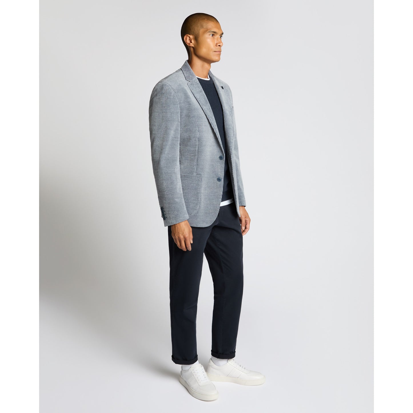 Remus Uomo 12908 22 Light Blue/Grey Alba Jacket