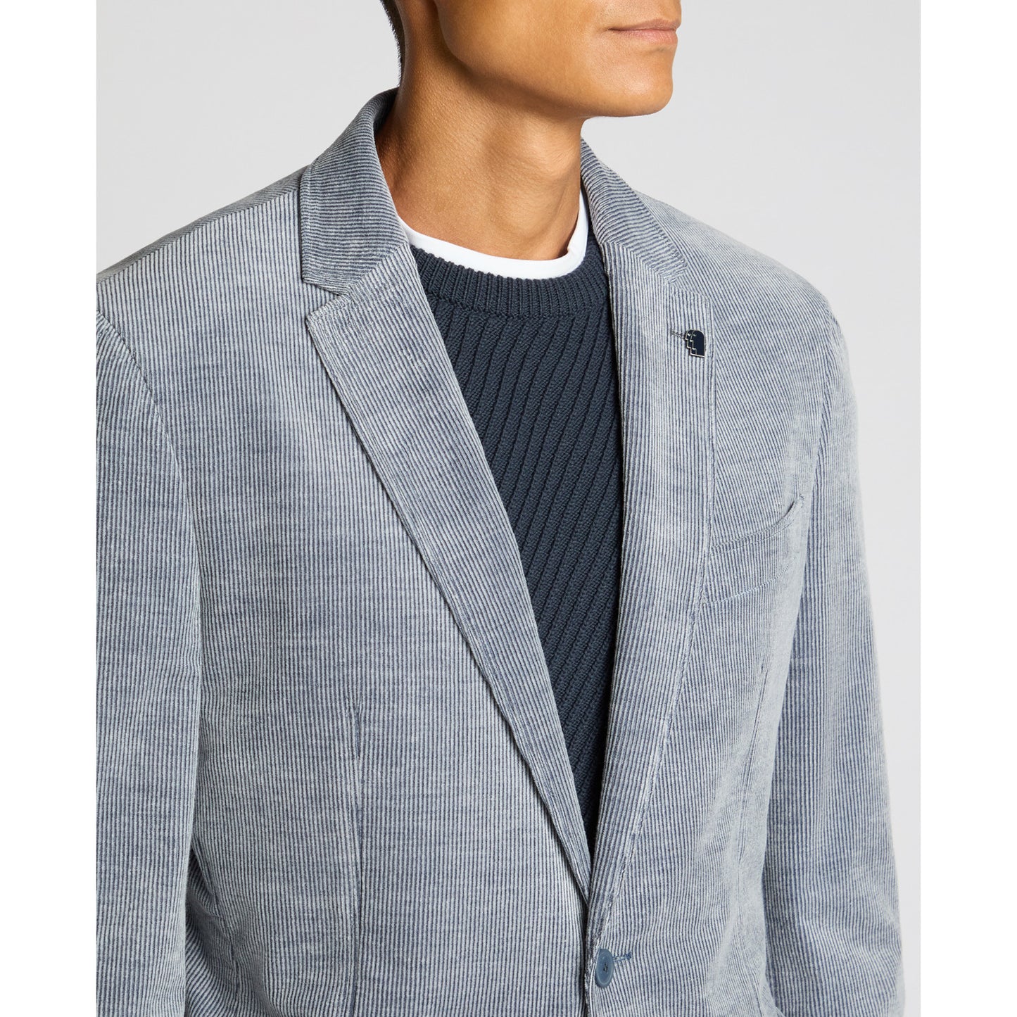 Remus Uomo 12908 22 Light Blue/Grey Alba Jacket