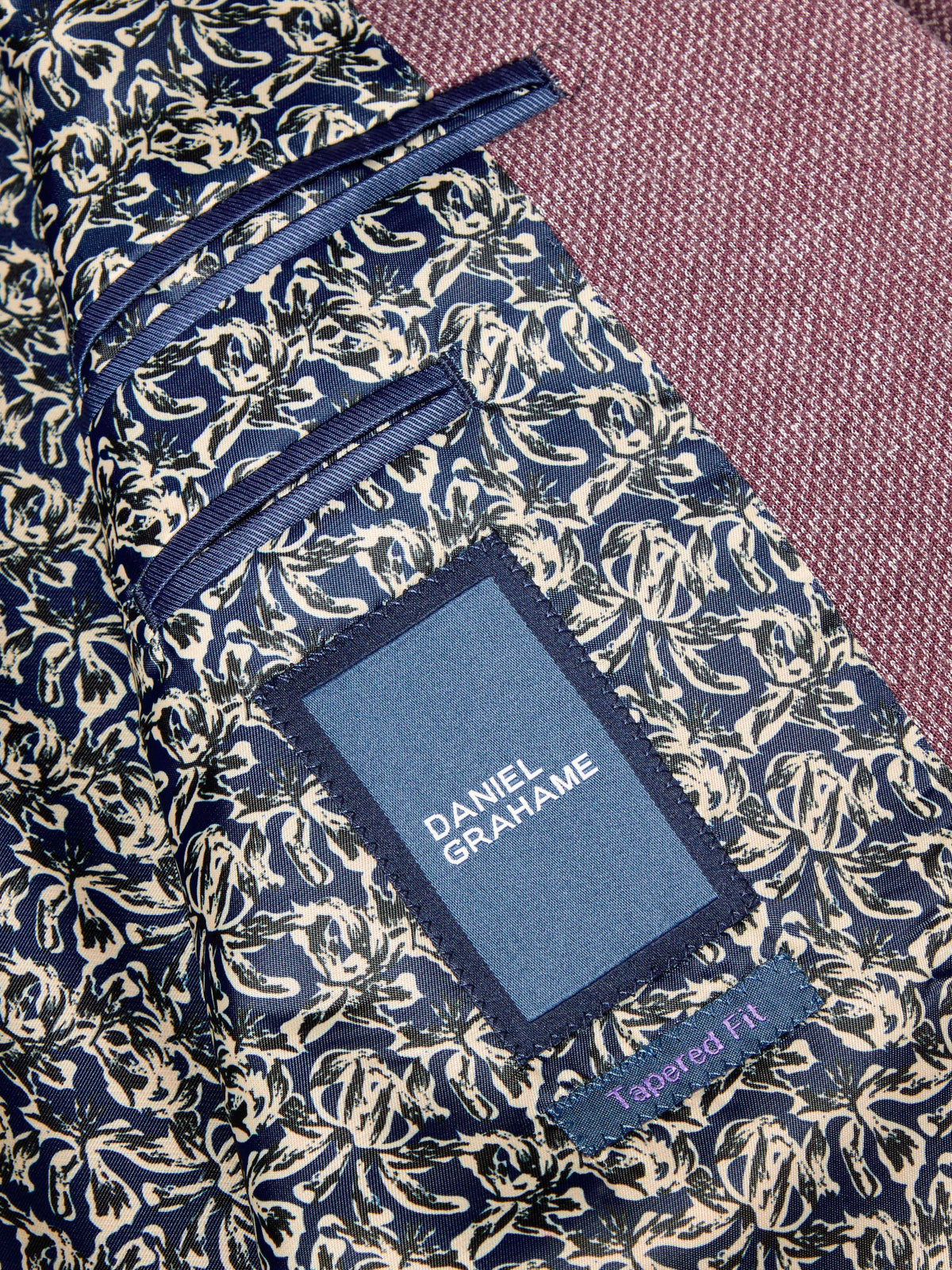 Daniel Grahame 13317 66 Maroon Jacket Tapered