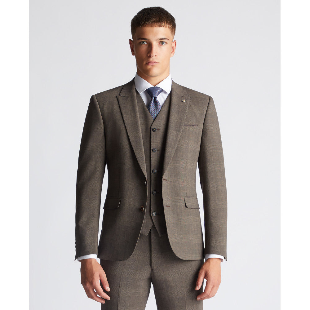 Remus Uomo 32237 46 Brown Piece Slim Suit