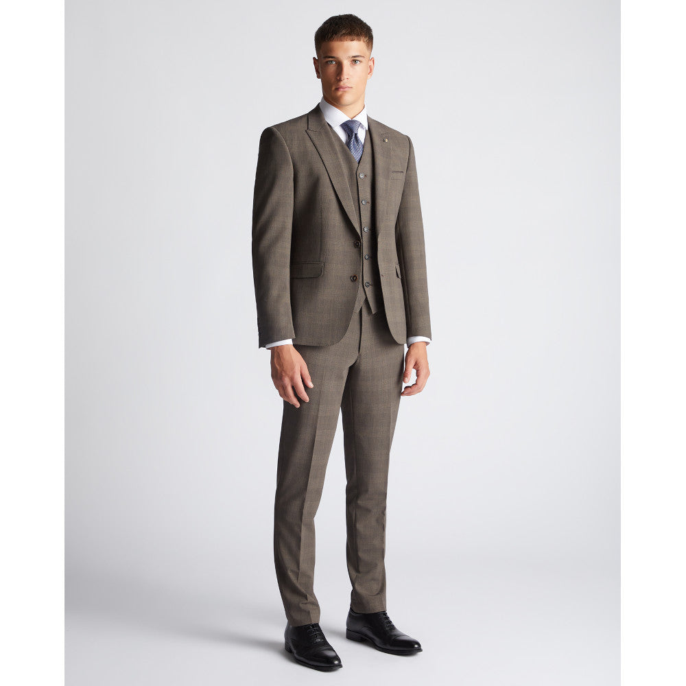 Remus Uomo 32237 46 Brown Piece Slim Suit