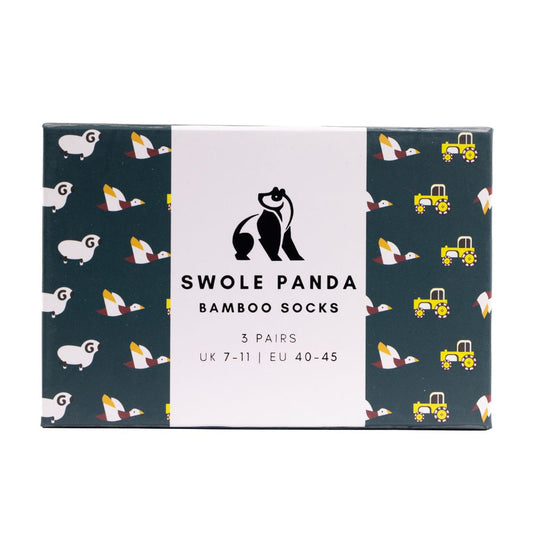Swole Panda Farm Gift Set - 3 Pairs