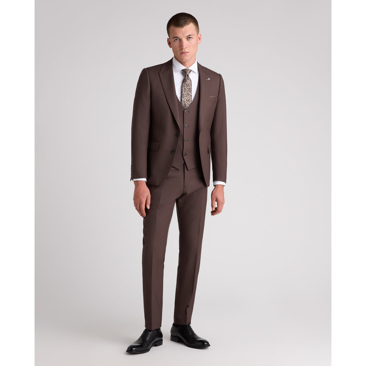Remus Uomo 42740 47 Brown/Grey Jacket Slim