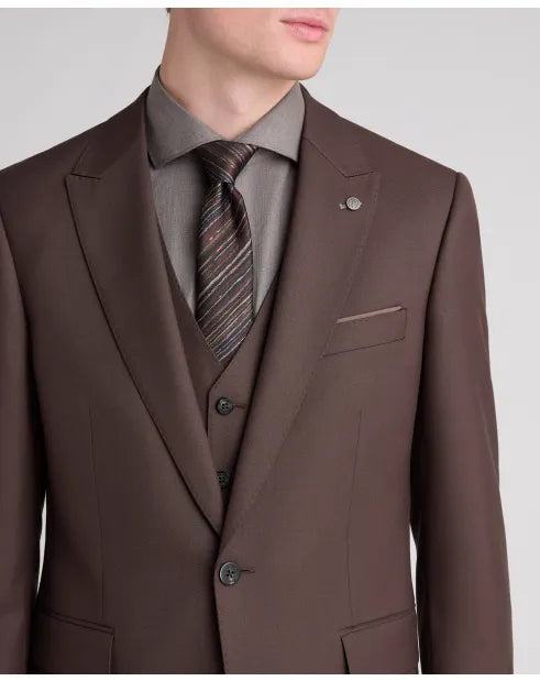Remus Uomo 42741 47 Brown Jacket Tapered