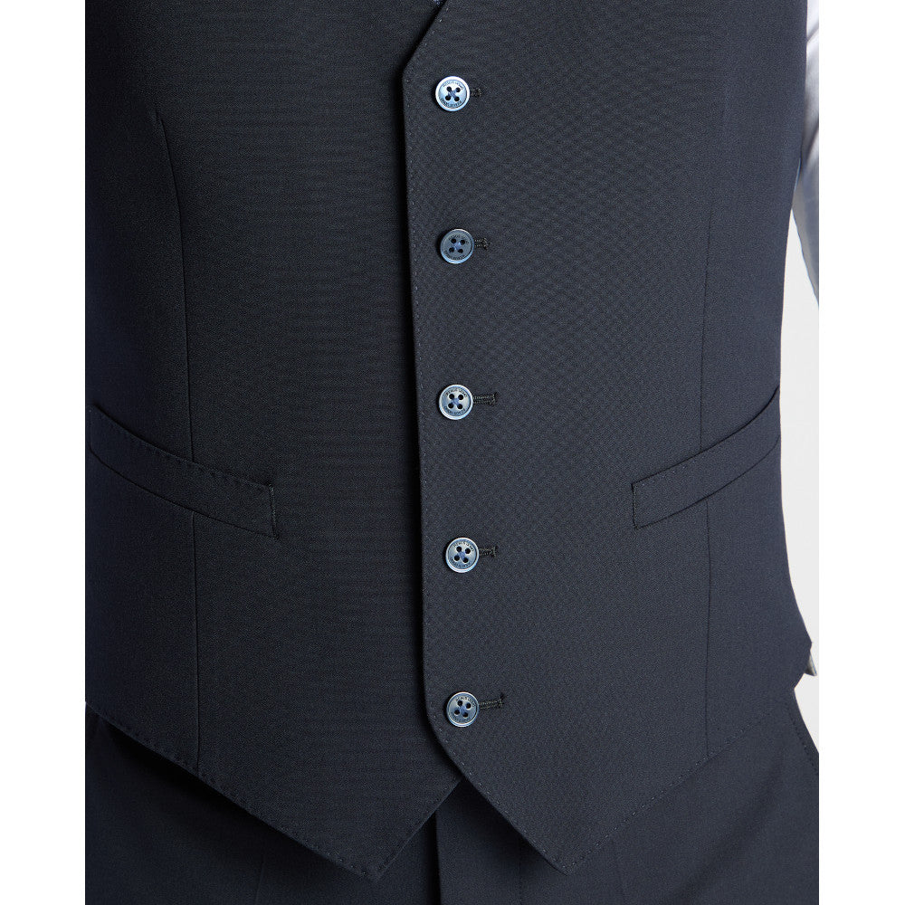Remus Uomo 51770 79 Waistcoat Dark Navy Tapered