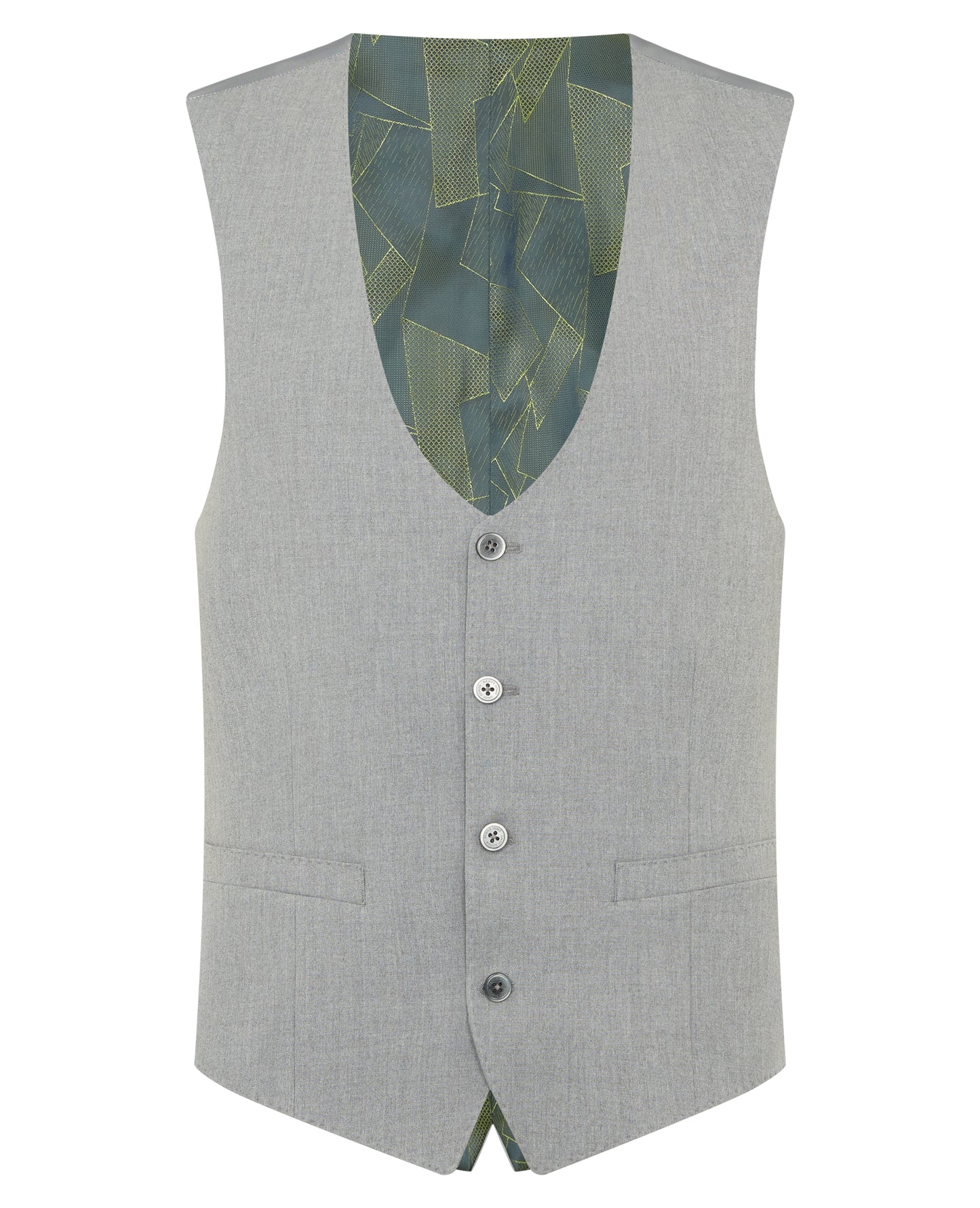 Remus Uomo 51880 05 Light Grey Slim Suit Waistcoat