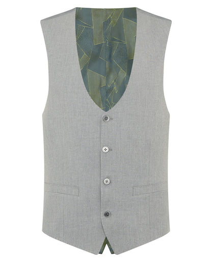 Remus Uomo 51880 05 Light Grey Slim Suit Waistcoat