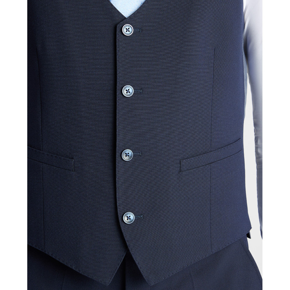 Remus Uomo 51880 78 Waistcoat Navy Slim