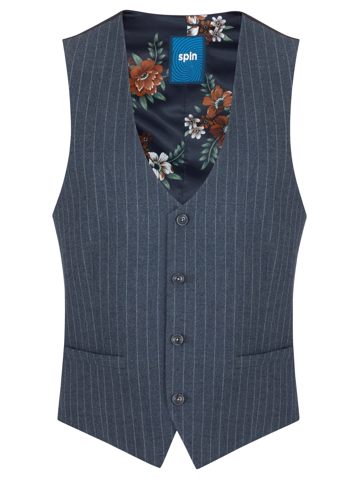 Spin 51945 25 Air Force Blue Jaden Waistcoat