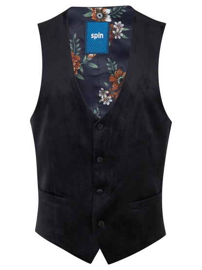 Spin 51948 00 Black Jaden Waistcoat