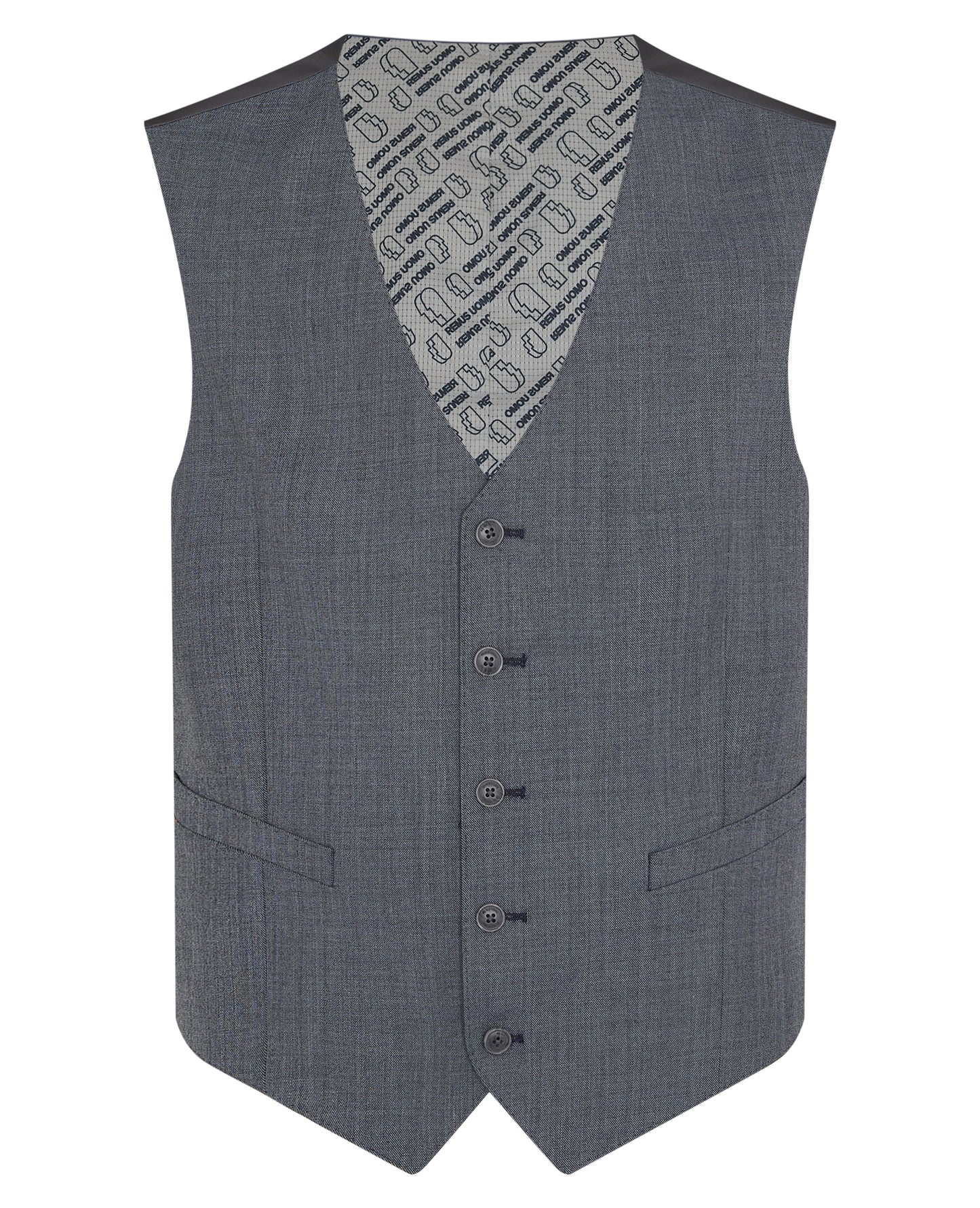 Remus Uomo 52044 26 Dark Turquoise Tapered Suit Waistcoat