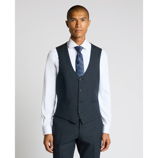 Remus Uomo 52051 29 Dark Blue Tapered Waistcoat