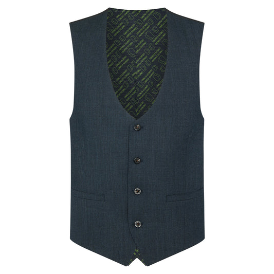 Remus Uomo 52051 29 Dark Blue Tapered Waistcoat