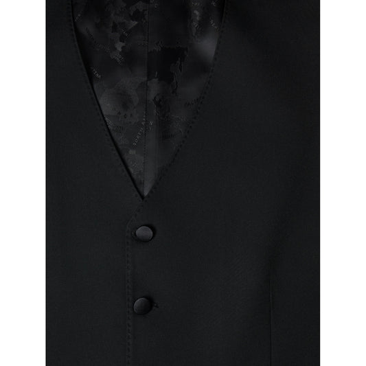 Remus Uomo 52163 00 Black Tapered Waistcoat