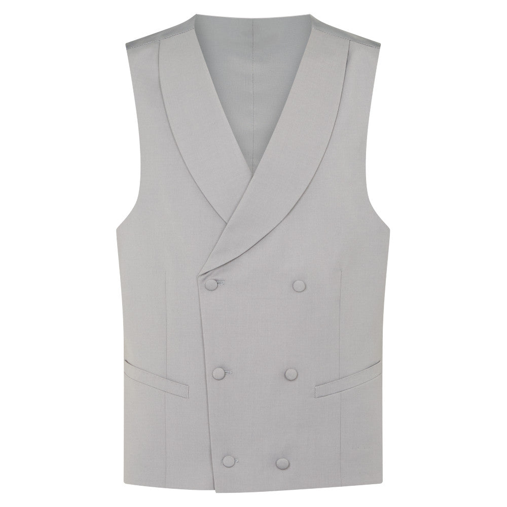 Remus Uomo 52169D 03 Waistcoat Light Grey Db Slim