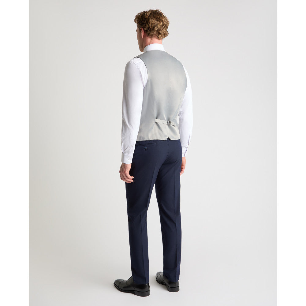 Remus Uomo 52169D 03 Waistcoat Light Grey Db Slim