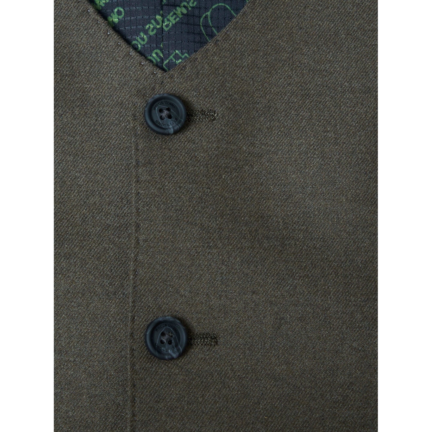 Remus Uomo 52280 36 Khaki Slim Waistcoat
