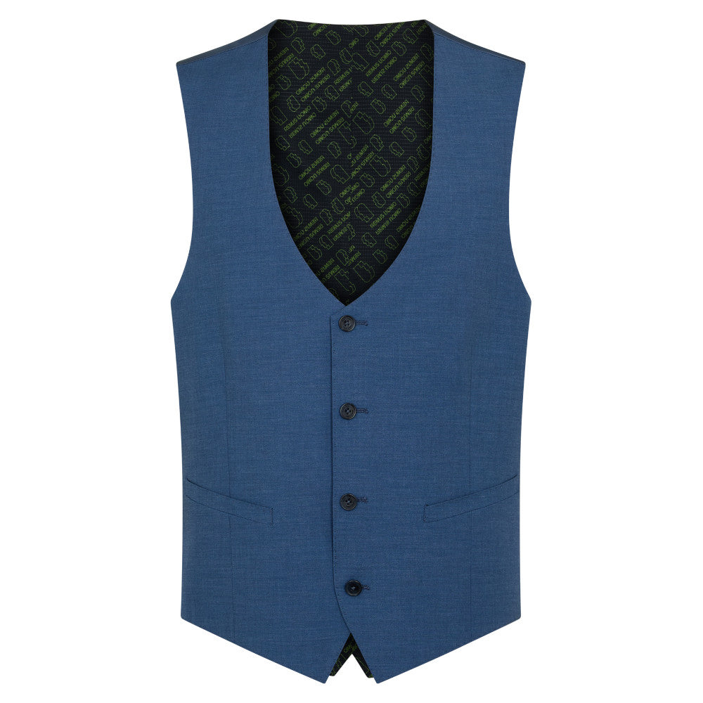 Remus Uomo 52703 25 Air Force Blue Slim Suit Waistcoat