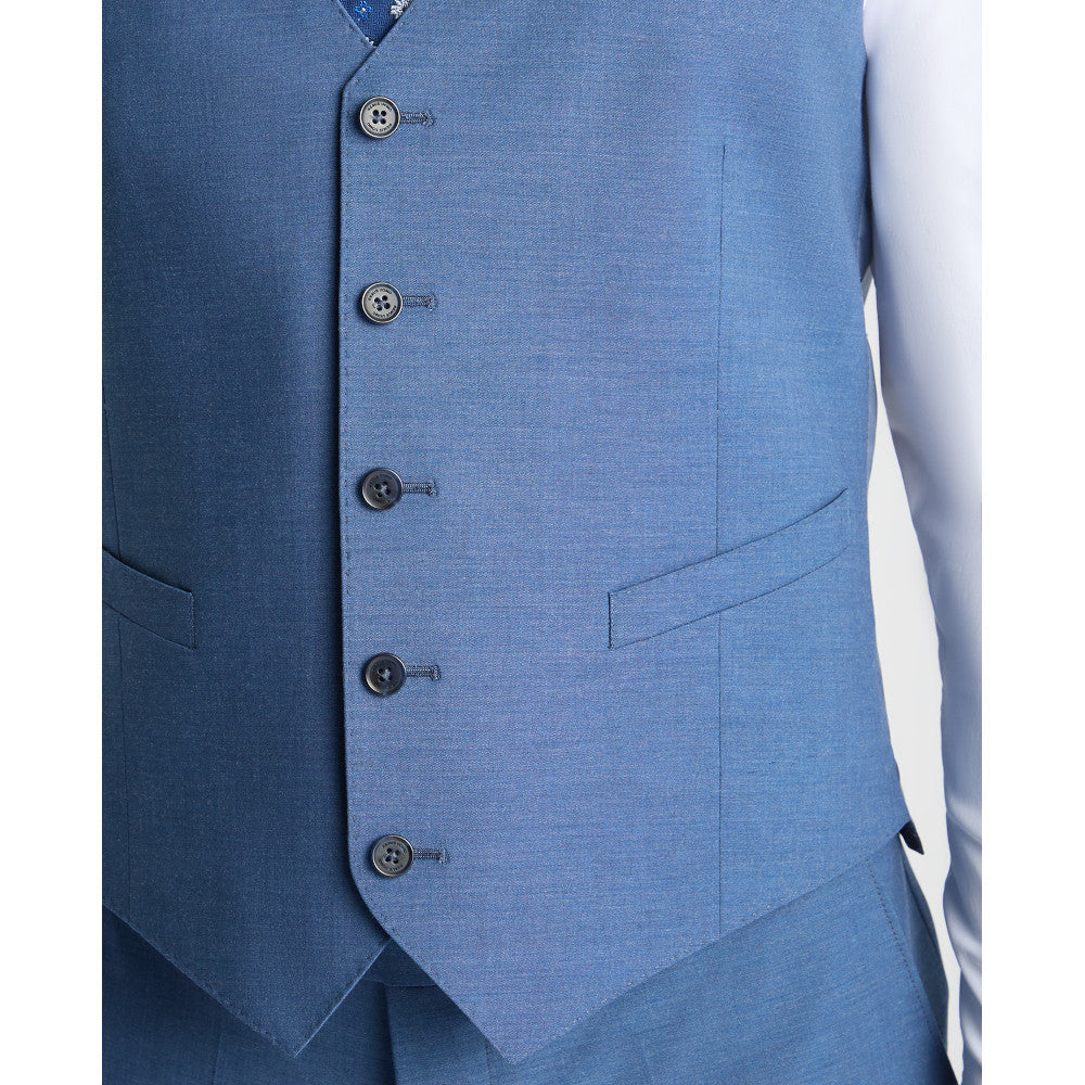 Remus Uomo 52704 25 Air Force Blue Tapered Suit Waistcoat