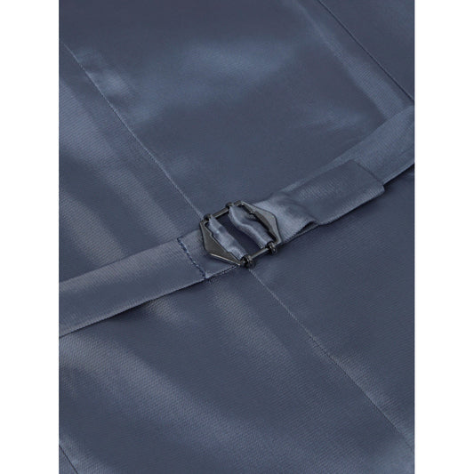 Remus Uomo 52707 22 Waistcoat Light Blue/Grey Slim