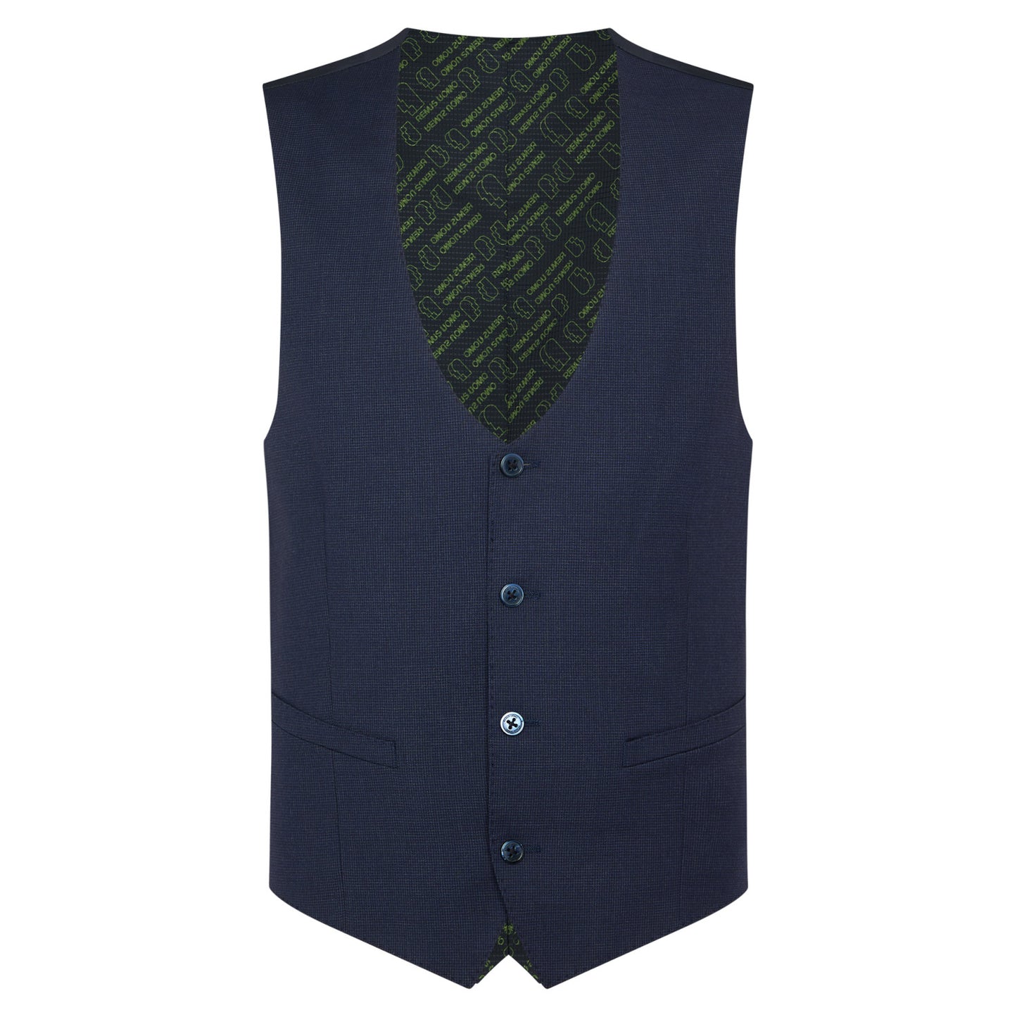 Remus Uomo 52710 78 Dark Navy Slim Waistcoat
