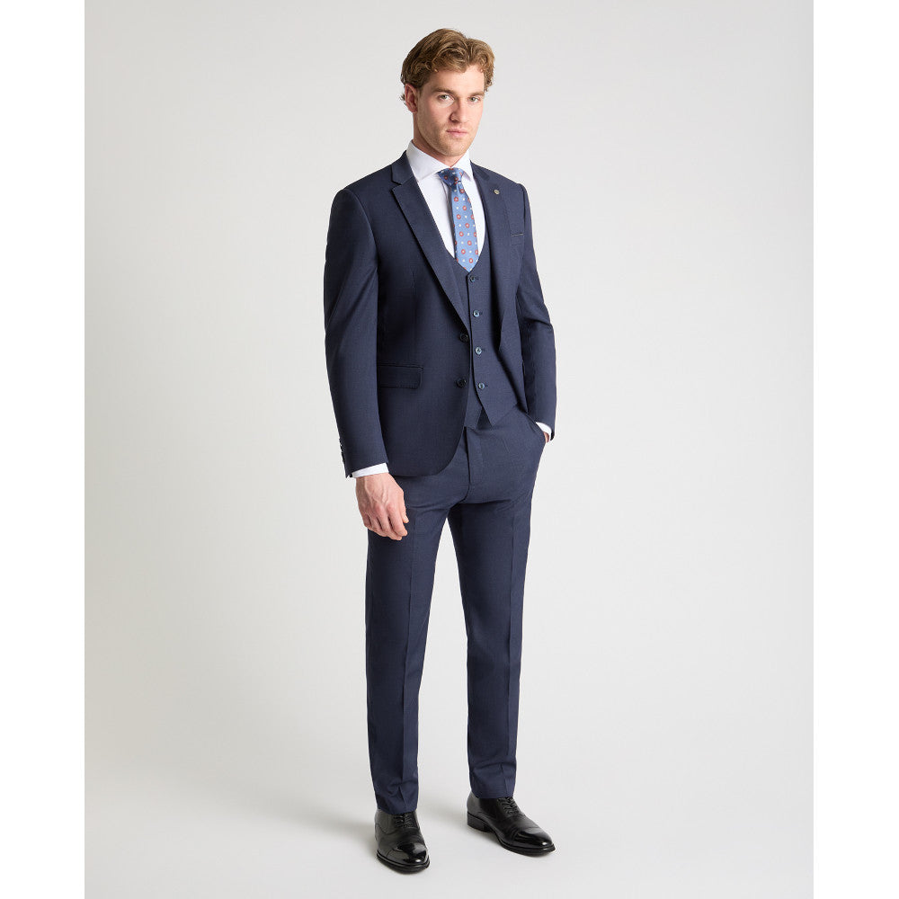 Remus Uomo 52710 78 Waistcoat Dark Navy Slim