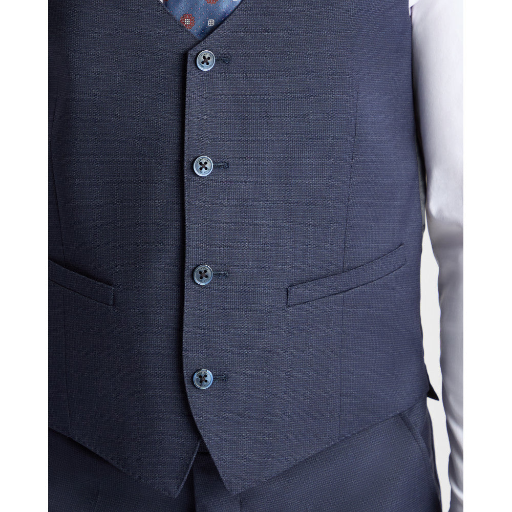 Remus Uomo 52710 78 Waistcoat Dark Navy Slim