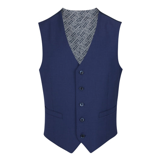 Remus Uomo 52711 28 Blue Tapered Waistcoat