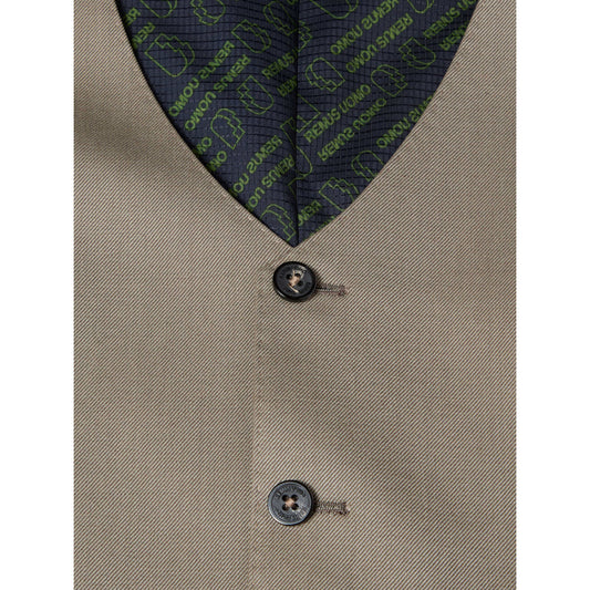 Remus Uomo 52740 96 Fawn Waistcoat Slim