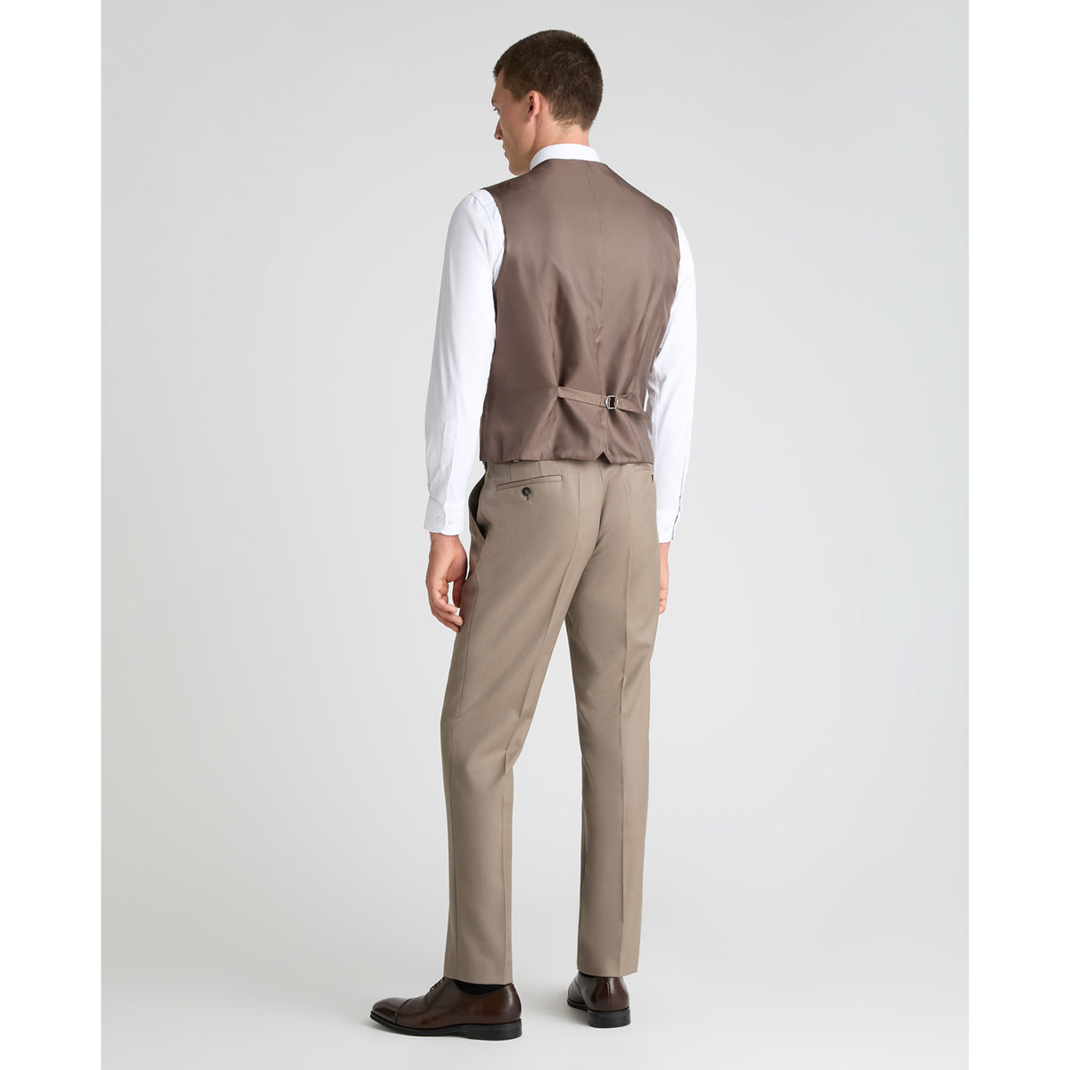 Remus Uomo 52741 96 Fawn Waistcoat Tapered