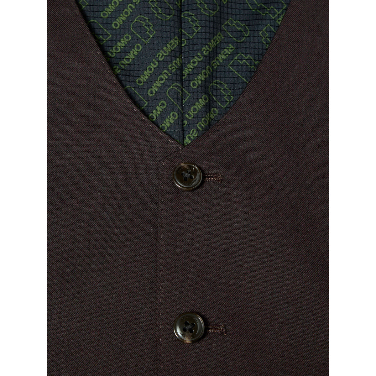 Remus Uomo 52742 69 Wine Waistcoat Slim