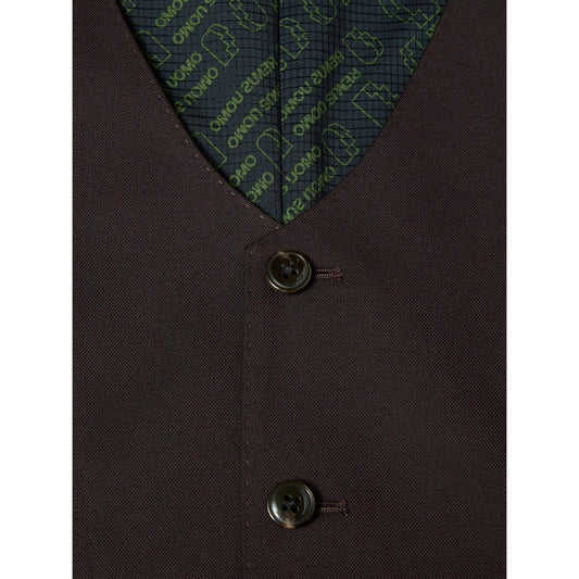 Remus Uomo 52742 69 Wine Waistcoat Slim