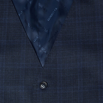Douglas 55067 28 Slate Blue Valdino Suit Waistcoat