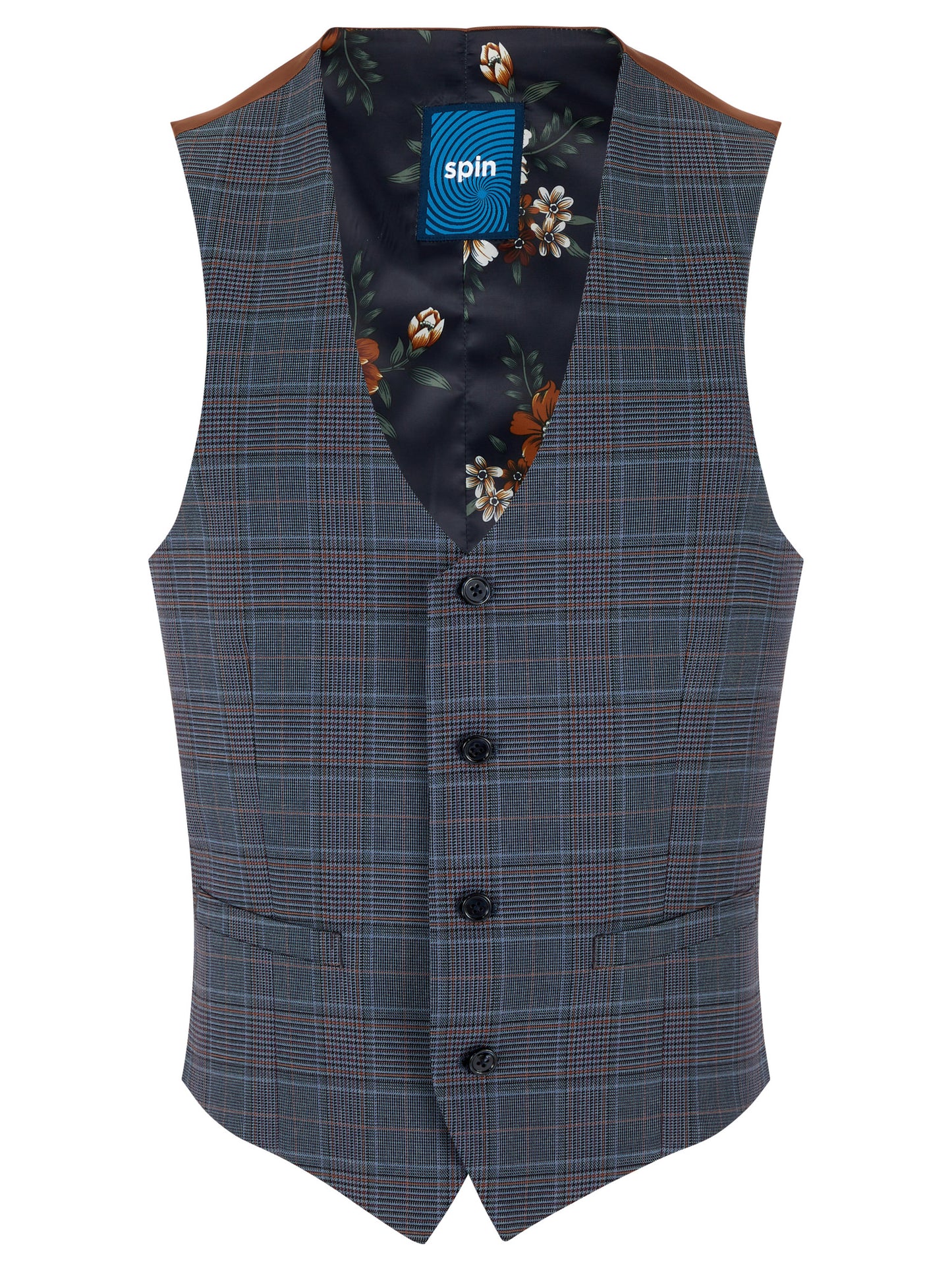 Spin 59121 26 Dark Turquoise Waistcoat