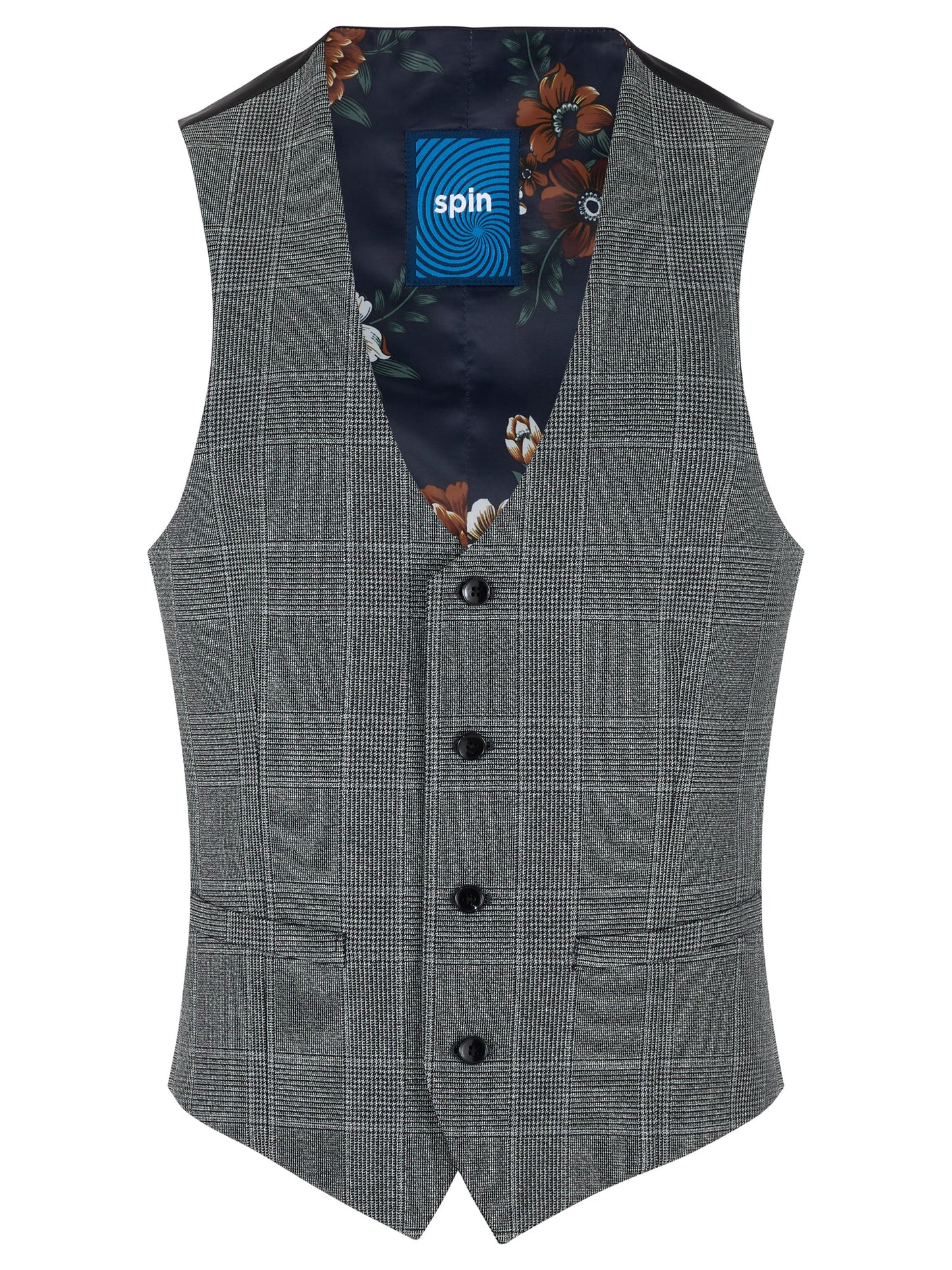 Spin 59127 07 Dark Grey 2 Waistcoat