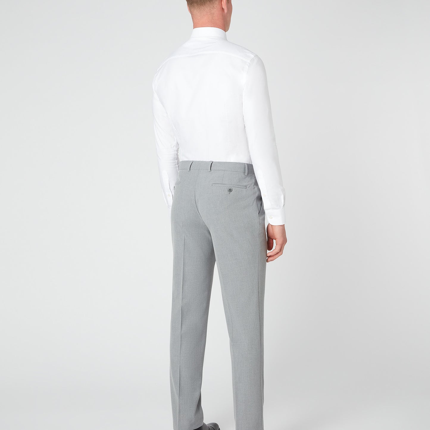 Remus Uomo 71770 05 Light Grey Tapered Suit Trouser