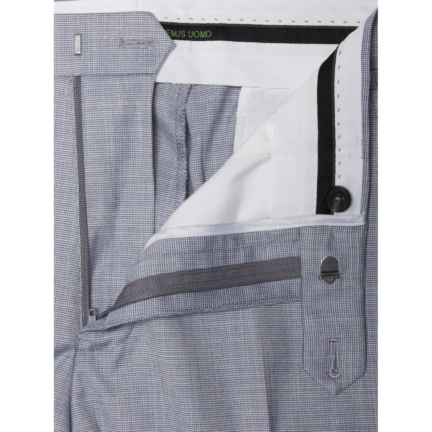 Remus Uomo 72707 22 Trouser Light Blue/Grey Slim